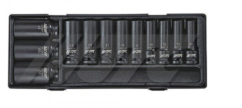 1/2"DR. 12PCS DEEP IMPACT SOCKET SET
