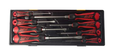 8PCS GO-THROUGH HEAVY DUTY SCREWDRIVER SET