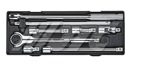 1/2"X8PCS ACCESSORY SET (ROTATING RACHET)