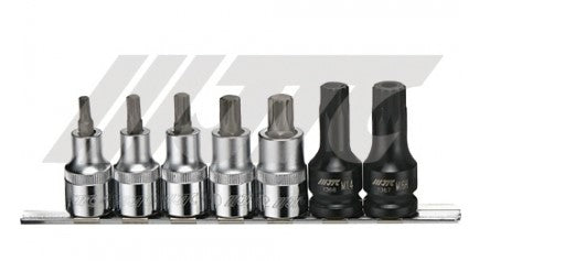 1/2"×7PCS 12PT. SOCKET BIT SET
