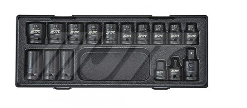 1/2"DR. 16PCS IMPACT SOCKET SET