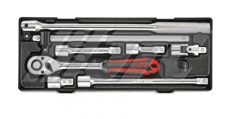 1/2"X8PCS ACCESSORY SET (SOFT-GRIP RACHET)