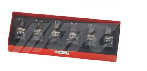 3/4" 6PCS IMPACT HEX SOCKET SET