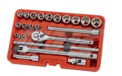 3/8" x 22PCS SOCKET SET (6PT)