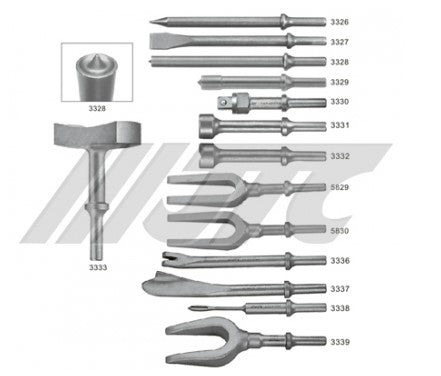 CHISEL (FOR AIR HAMMER)-CLOSED EYE TOOL – JTCTOOLSUSA