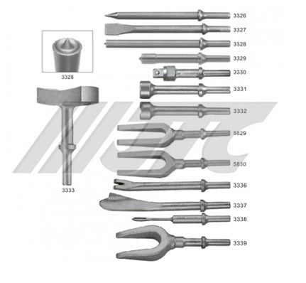 CHISEL (FOR AIR HAMMER)-JAW OPER 30mm