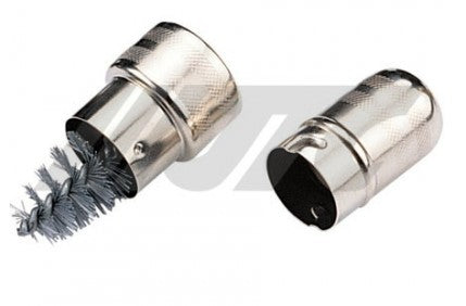 METAL CASE BATTERY BRUSH