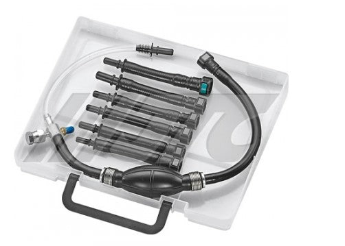 DIESEL FUEL SYSTEM VENTING TOOL SET(WITH 4 SIZE COUPLERS)