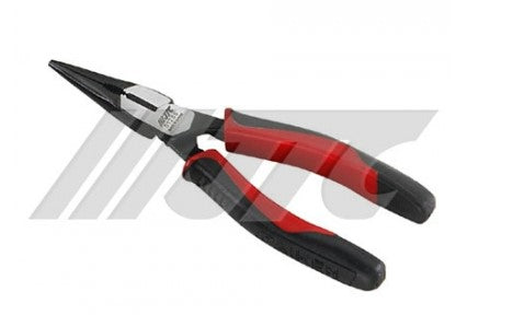 UK TYPE TWIN-COLOR LONG NOSE PLIERS 6"