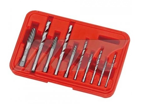 10PCS SCREW EXTRACTOR AND DRILL SET