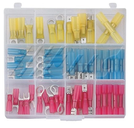 55PCS WATERPROOF HEAT SHRINK COPPER TERMINAL KIT