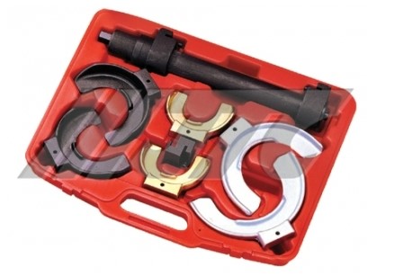 INTERCHANGEABLE-FORK SPRING COMPRESSOR