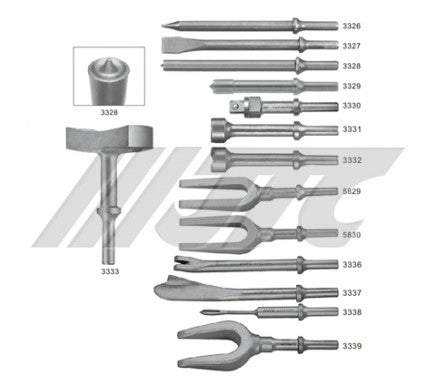 CHISEL(FOR AIR HAMMER) JAW OPEN 24 mm