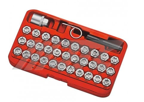 WHEEL SCREW LOCK SOCKET SET(35POS)- for BENZ