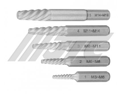SCREW EXTRACTOR SET FOR IMPACT DRIVER