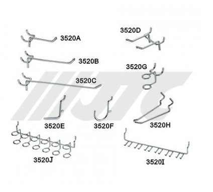6 ROWS HOOK WITH ROUND HOLE