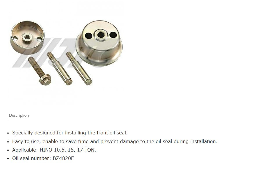 CRANKSHAFT FRONT OIL SEAL INSTALLER-for HINO