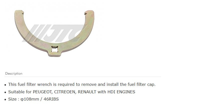 FUEL FILTER LID WRENCH