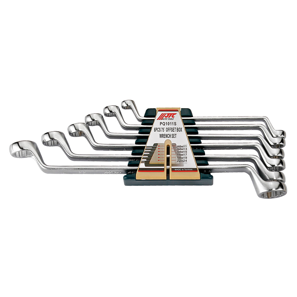 6PCS 75° OFFSET BOX WRENCH SET