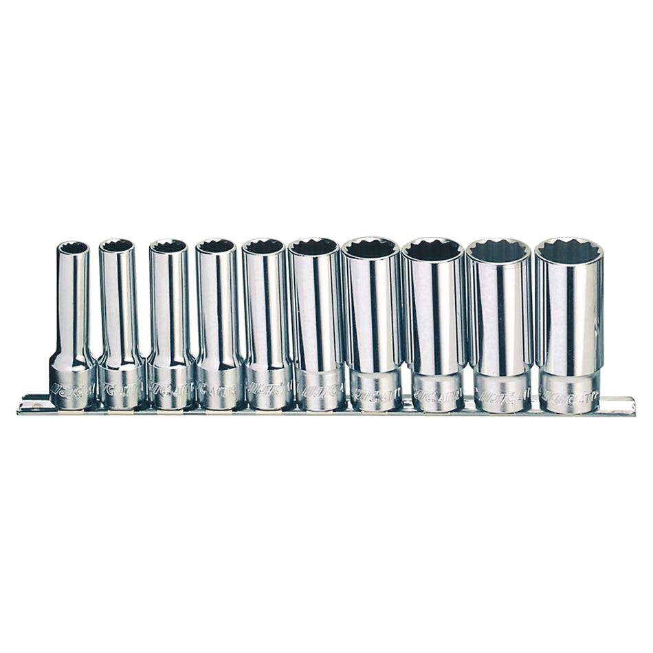 1/2" x 10PCS DEEP SOCKET SET(12PT)