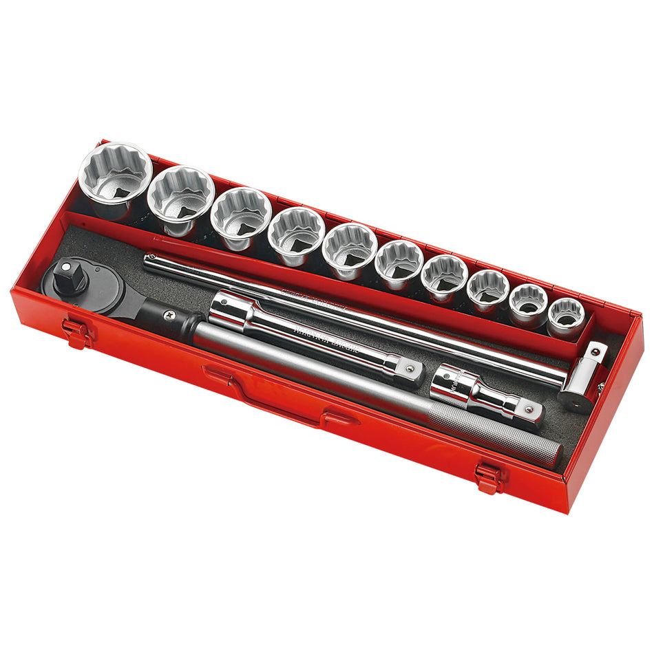 3/4" x 15PCS SOCKET SET(12PT)